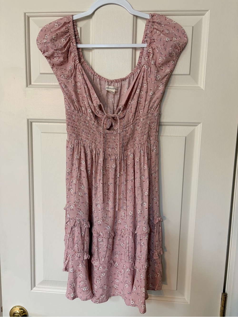 Aeropostale Light Pink Floral Dress